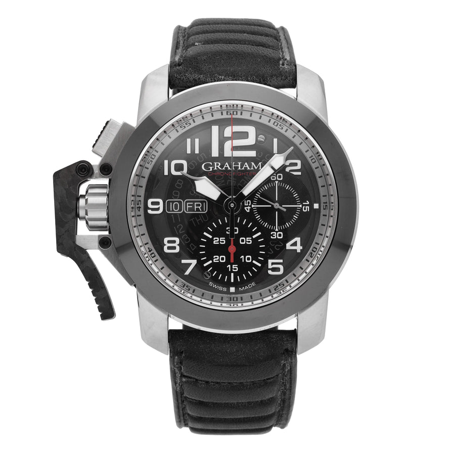 Graham Chronofighter Target Black 47mm Automatic Men's Watch 2CCAC.B33A.L143S