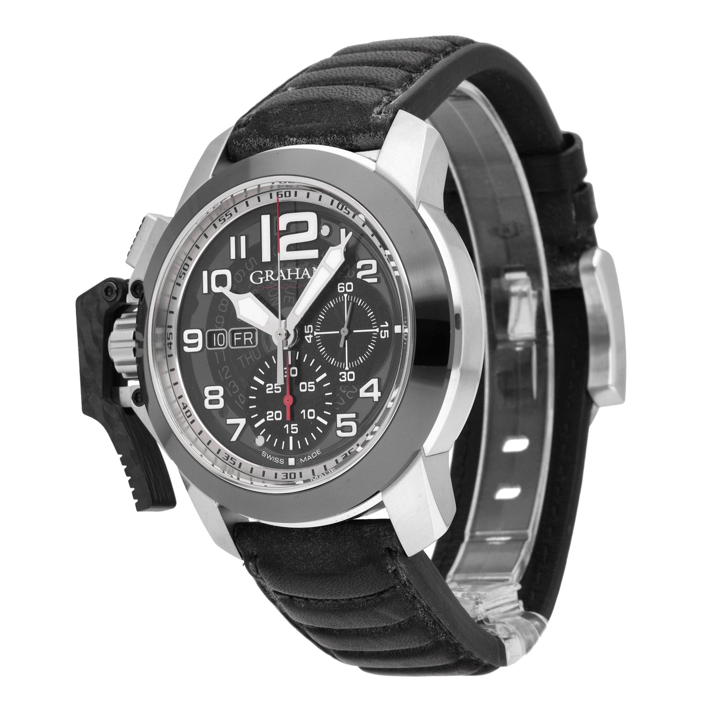 Graham Chronofighter Target Black 47mm Automatic Men's Watch 2CCAC.B33A.L143S
