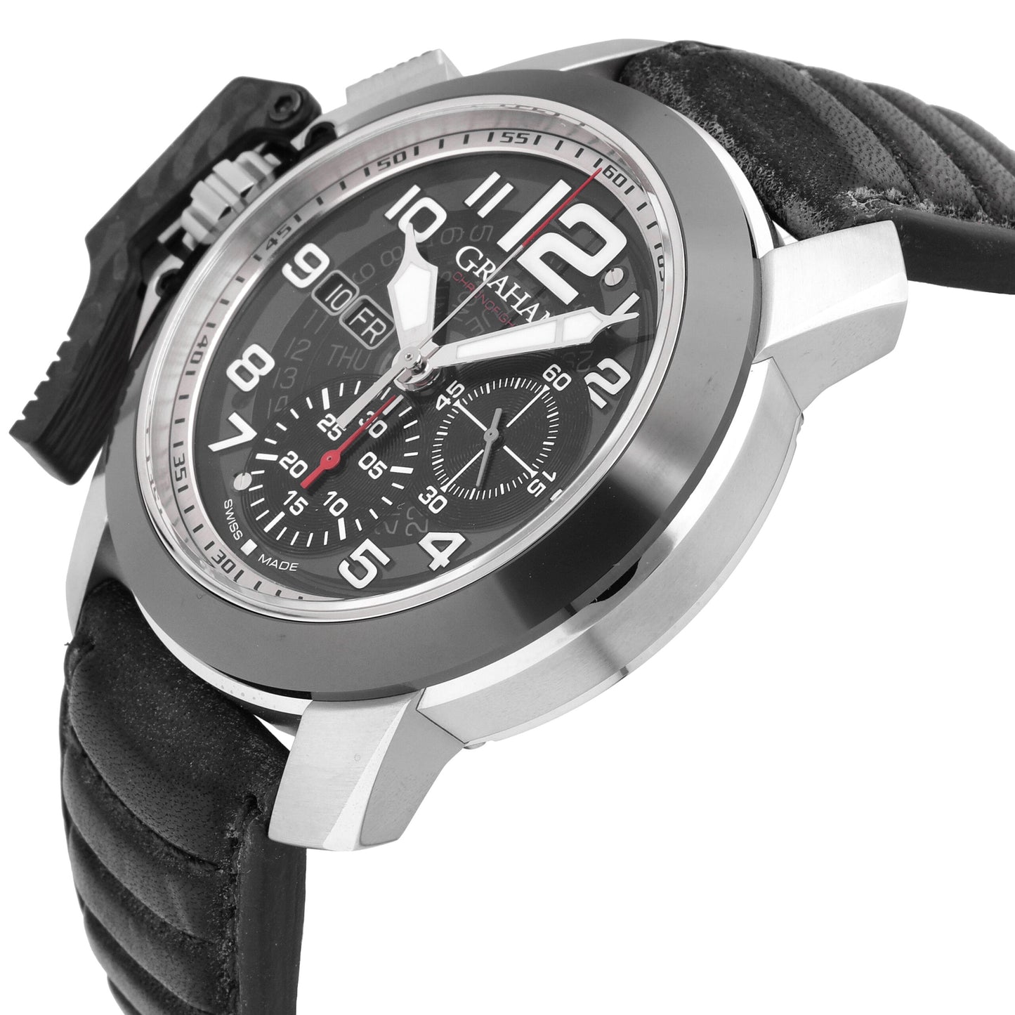 Graham Chronofighter Target Black 47mm Automatic Men's Watch 2CCAC.B33A.L143S