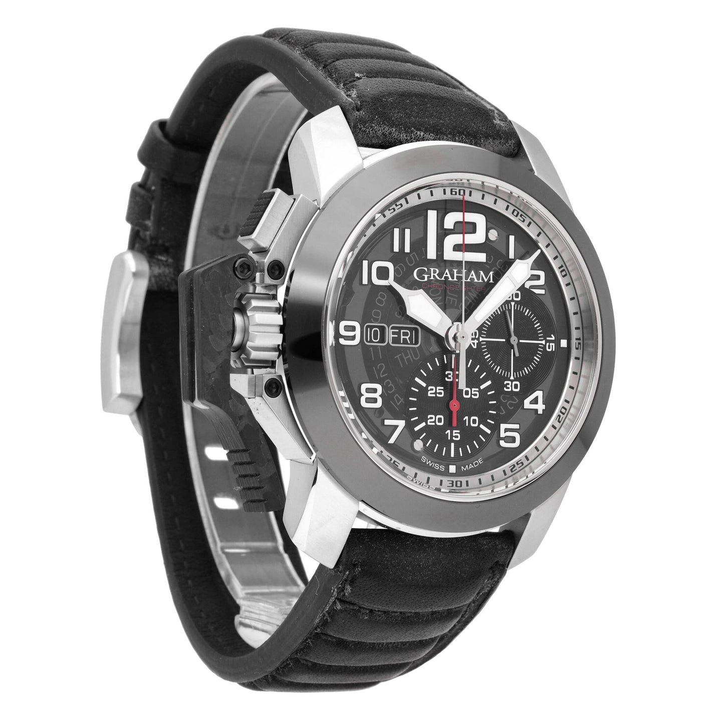 Graham Chronofighter Target Black 47mm Automatic Men's Watch 2CCAC.B33A.L143S
