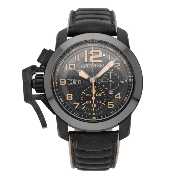 Graham Chronofighter Target Steel 47mm Automatic Men's Watch 2CCAU.B32A.L144N