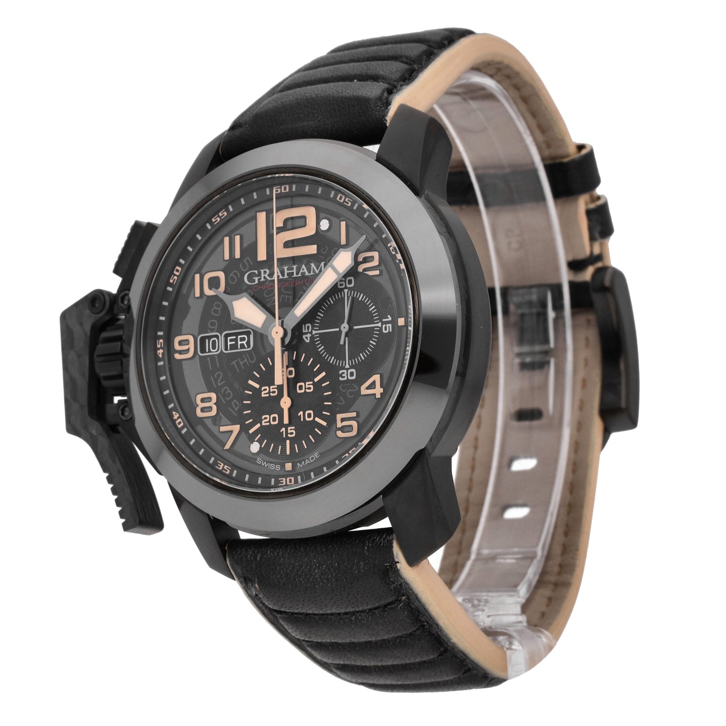 Graham Chronofighter Target Steel 47mm Automatic Men's Watch 2CCAU.B32A.L144N