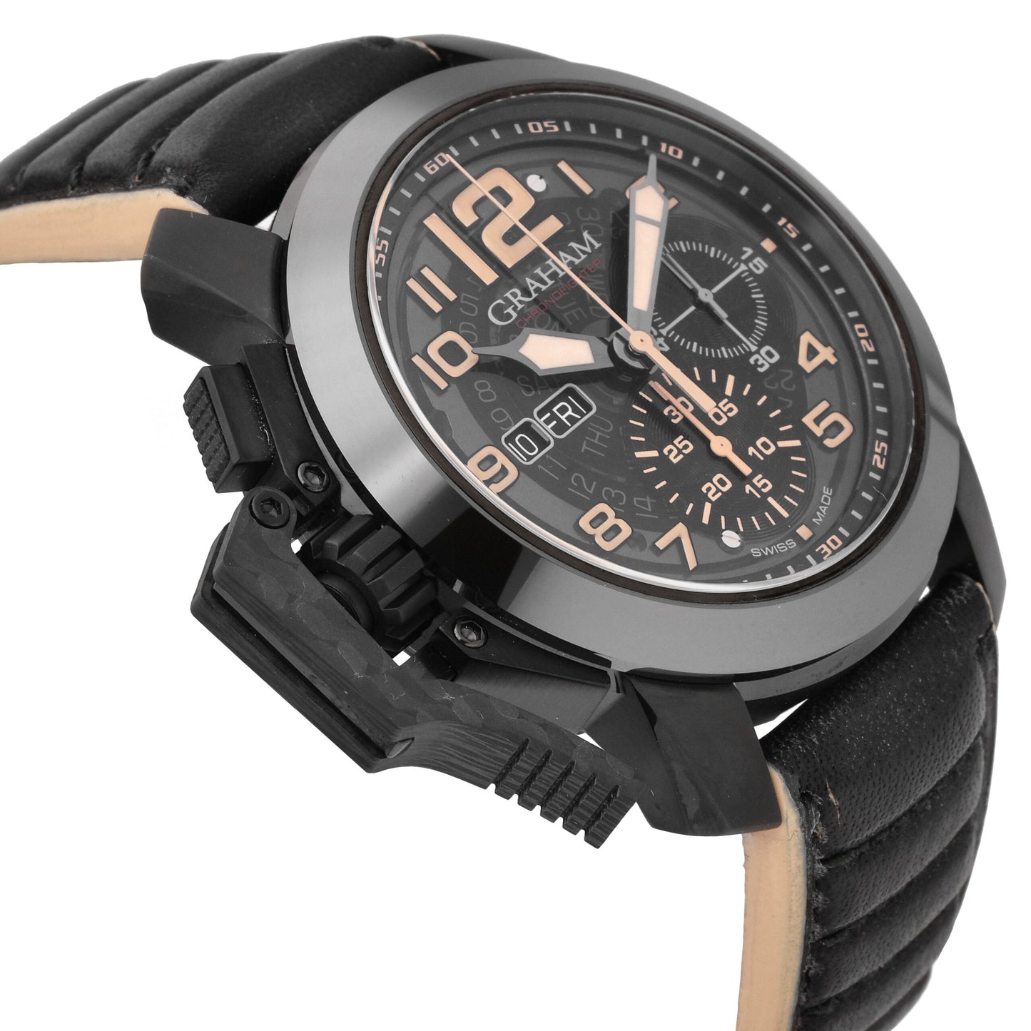 Graham Chronofighter Target Steel 47mm Automatic Men's Watch 2CCAU.B32A.L144N