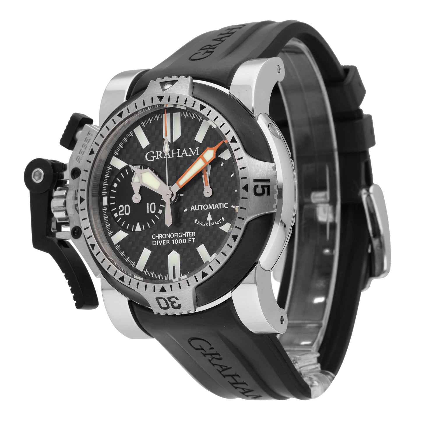 Graham Chronofighter Oversize Diver 47mm Automatic Mens Watch 2OVDIVAS.B03A.K10B