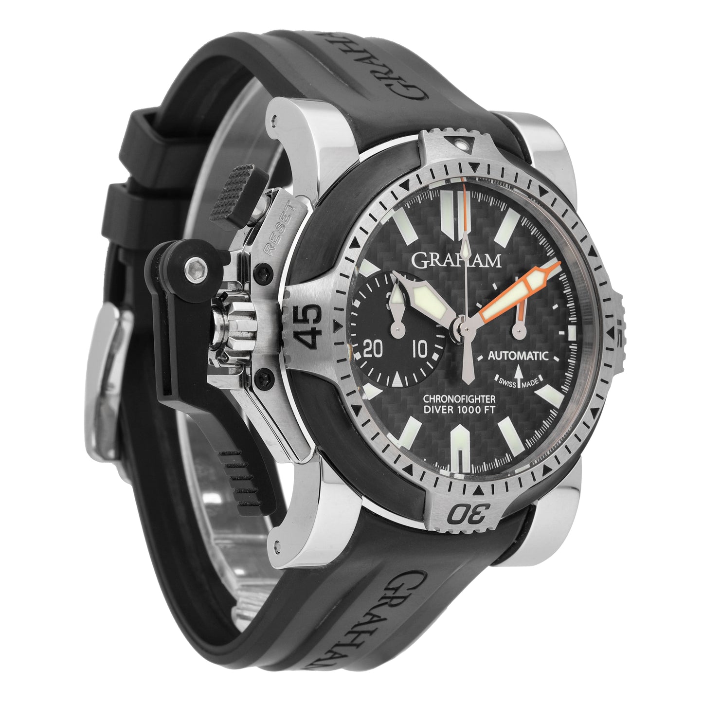 Graham Chronofighter Oversize Diver 47mm Automatic Mens Watch 2OVDIVAS.B03A.K10B