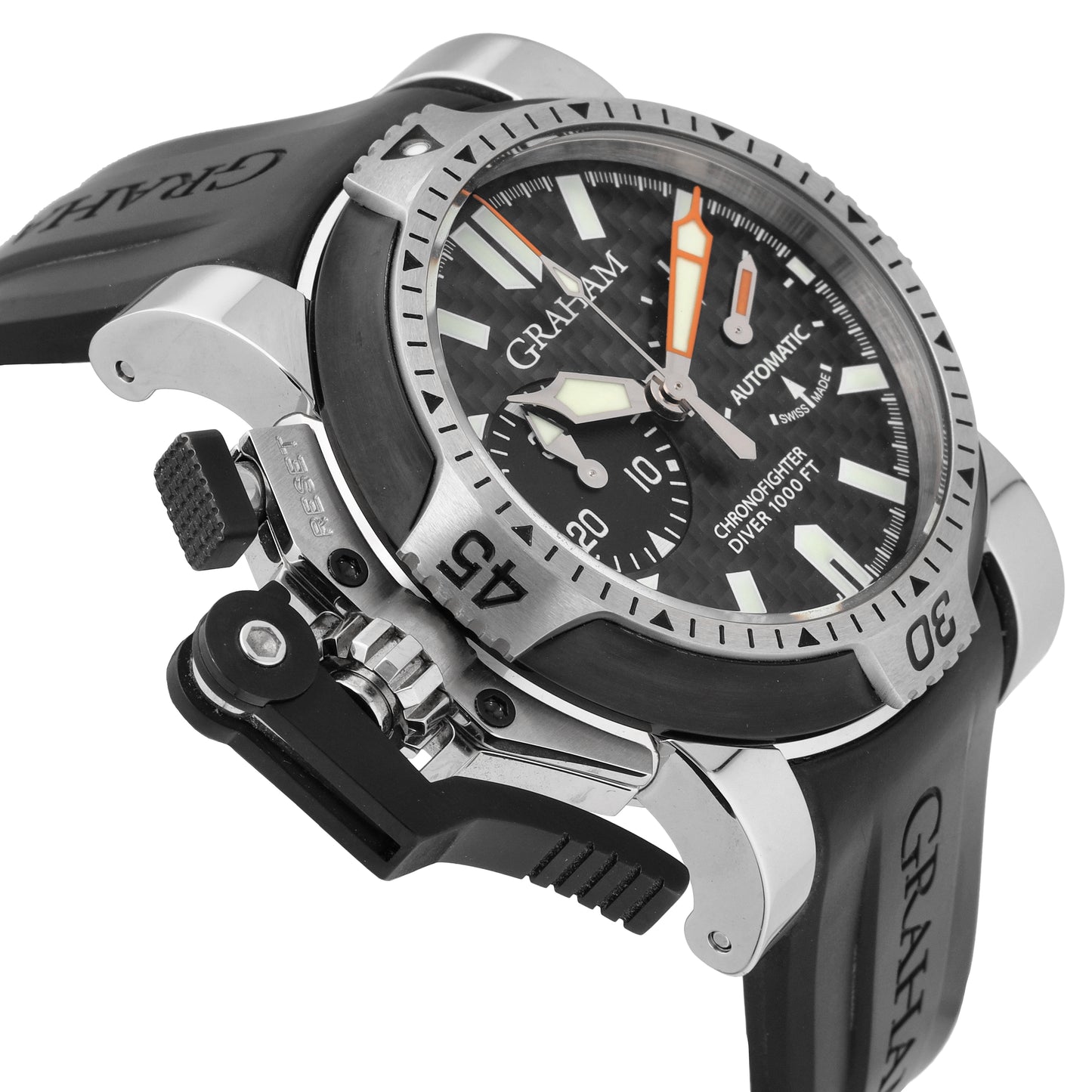 Graham Chronofighter Oversize Diver 47mm Automatic Mens Watch 2OVDIVAS.B03A.K10B