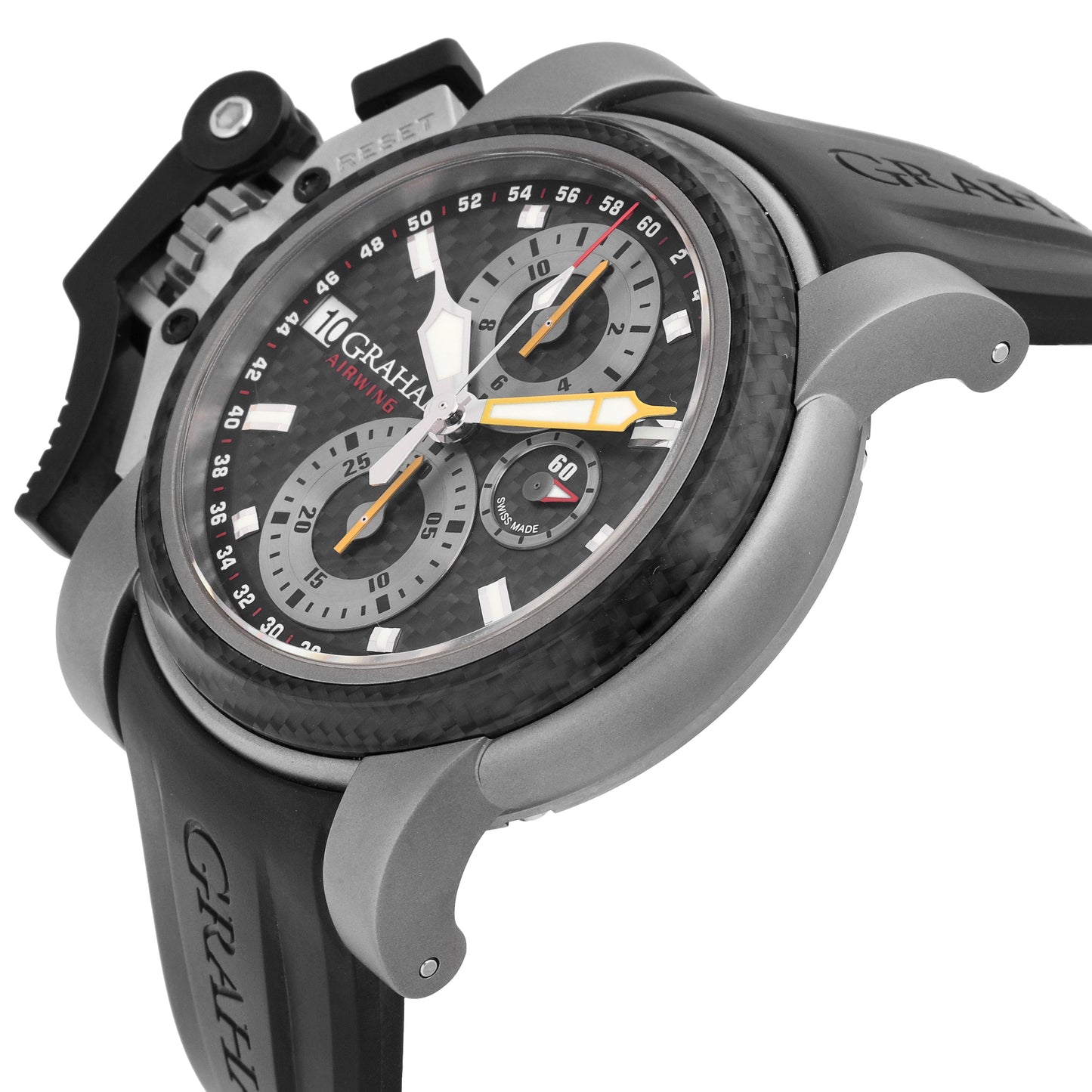 Graham Chronofighter Oversize Titanium 47mm Automatic Mens Watch 2OVKI.B09A.K10B