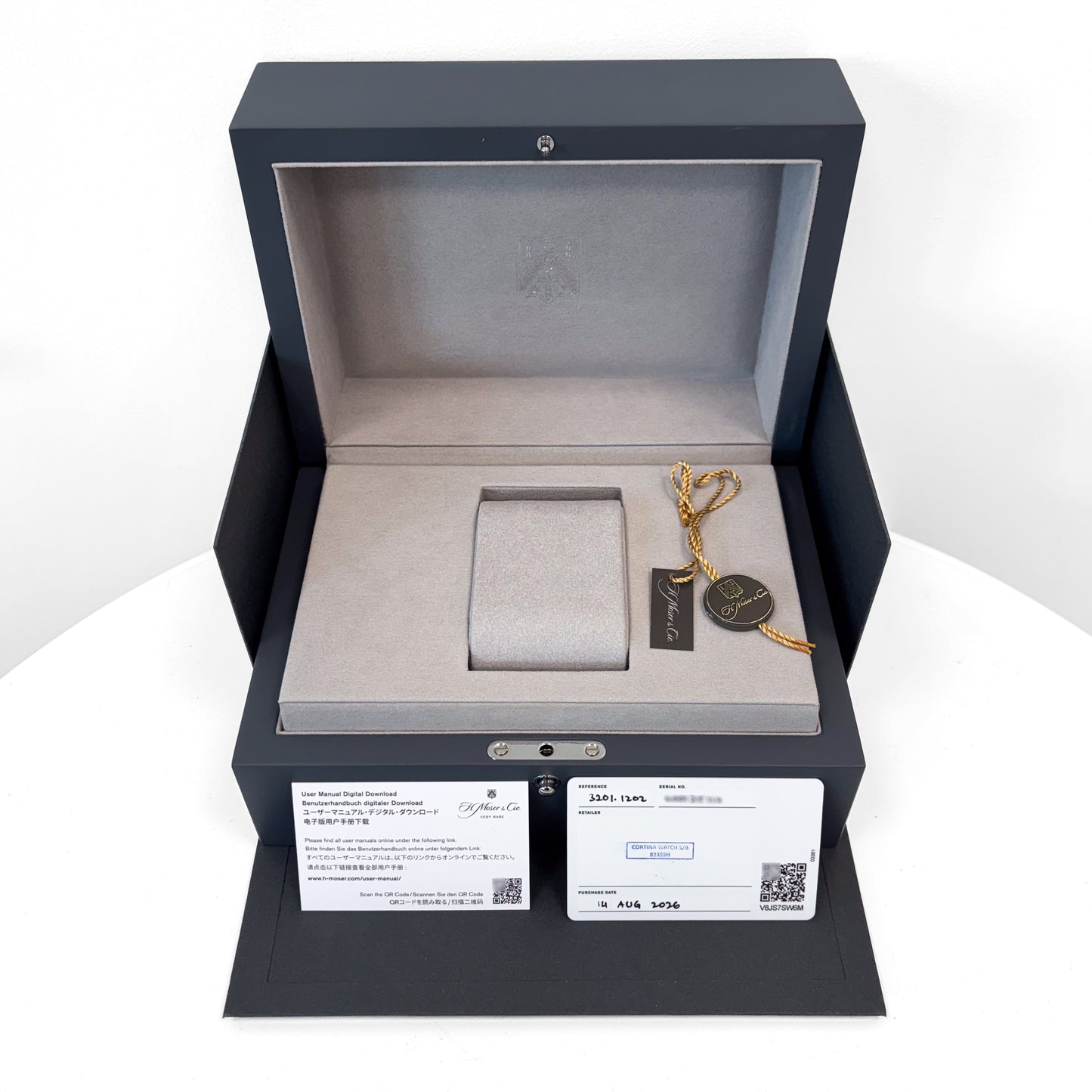 H. Moser & Cie. Pioneer Centre Seconds Spiced Aqua Automatic Watch 3201-1202