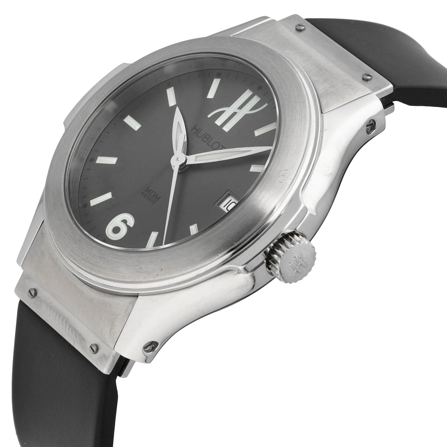 Hublot Elegant MDM Stainless Steel Grey Dial 41mm Automatic Men's Watch 1910.1