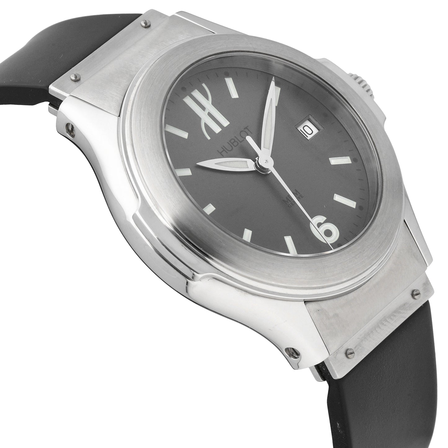 Hublot Elegant MDM Stainless Steel Grey Dial 41mm Automatic Men's Watch 1910.1