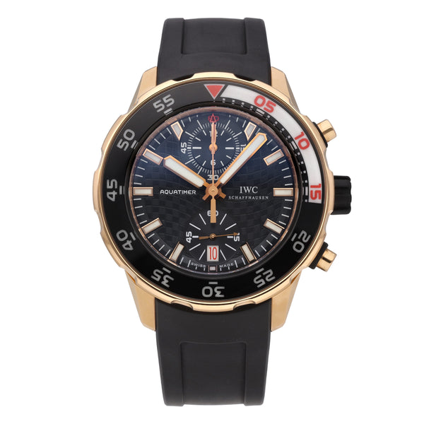 IWC Aquatimer Chronograph 18k Rose Gold 44mm Automatic Mens' Watch IW376905