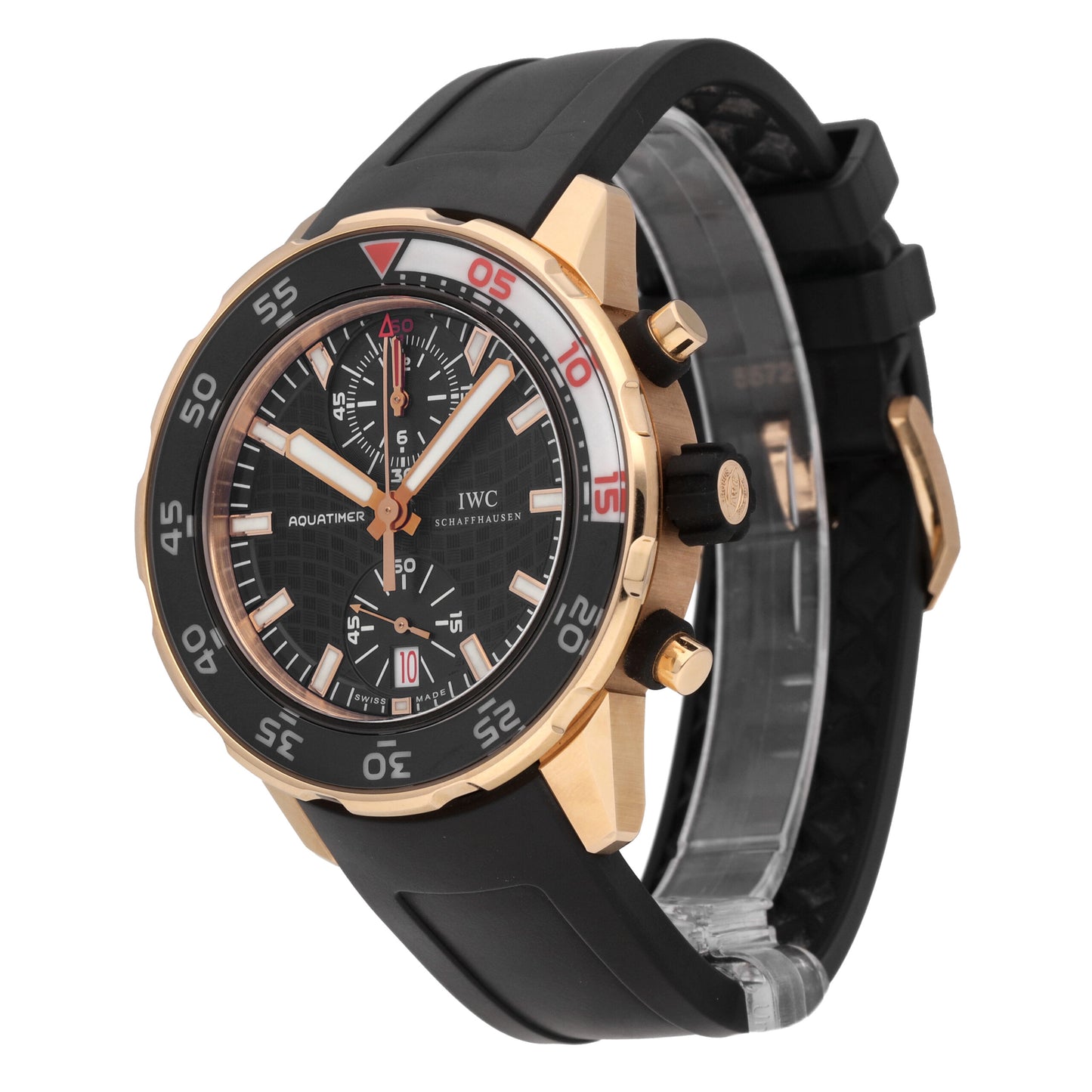 IWC Aquatimer Chronograph 18k Rose Gold 44mm Automatic Mens' Watch IW376905