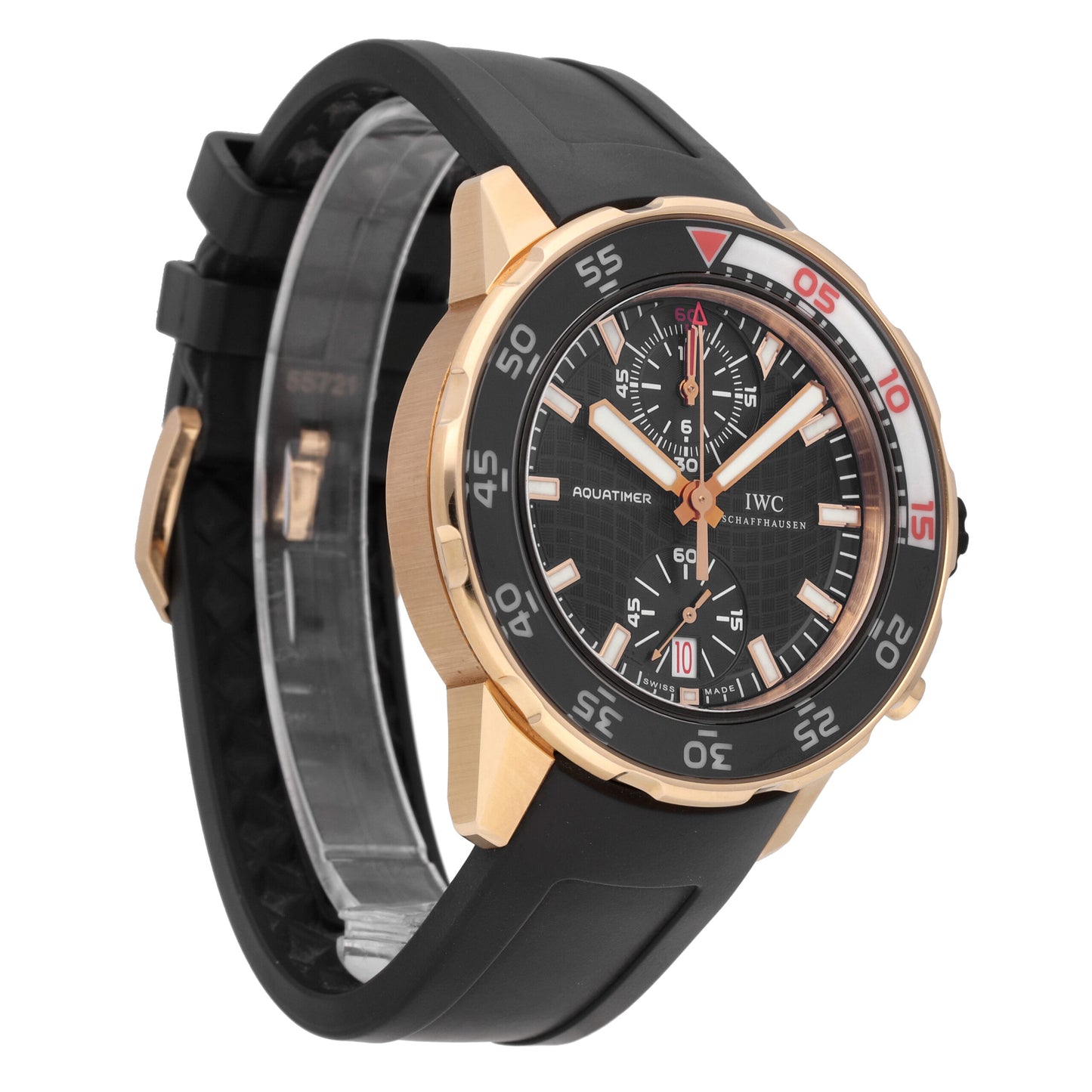 IWC Aquatimer Chronograph 18k Rose Gold 44mm Automatic Mens' Watch IW376905
