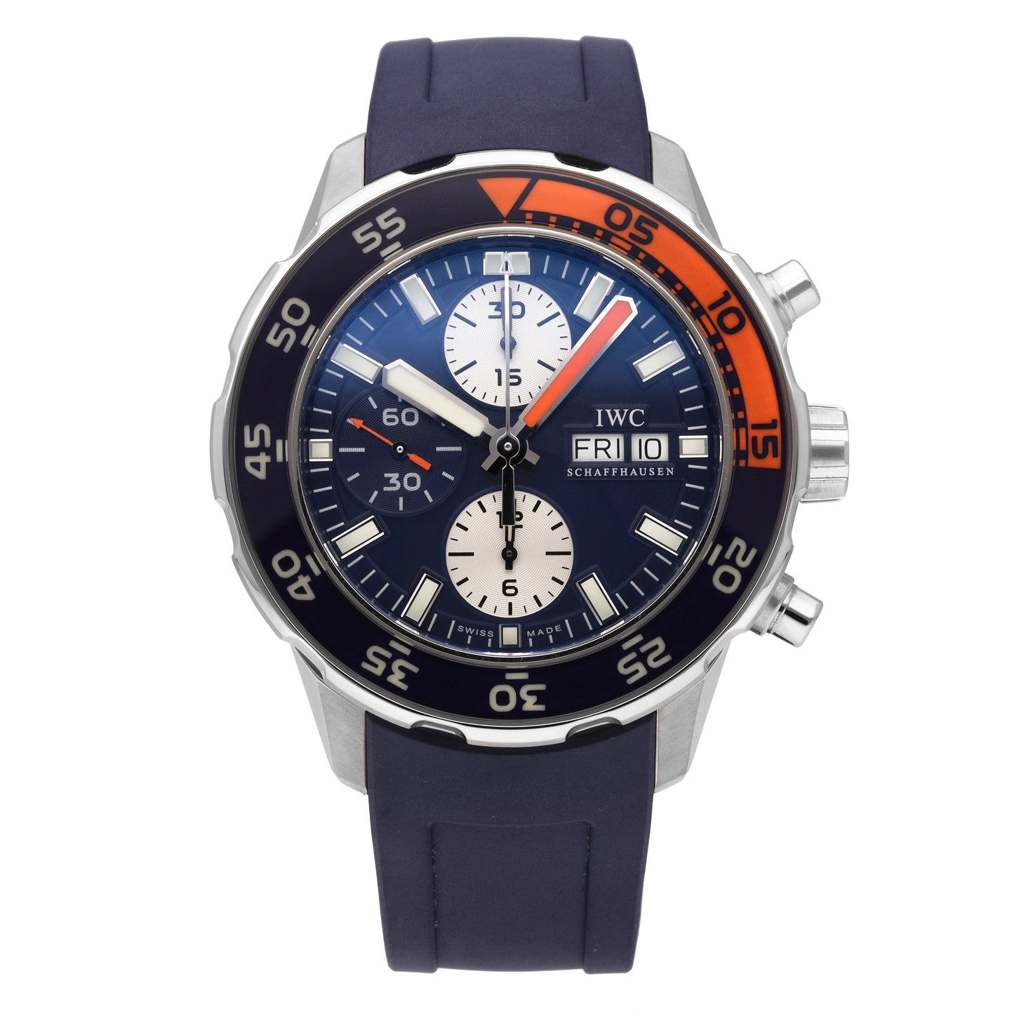 IWC Aquatimer Chronograph Blue Dial 44mm Automatic Men's Watch IW376704
