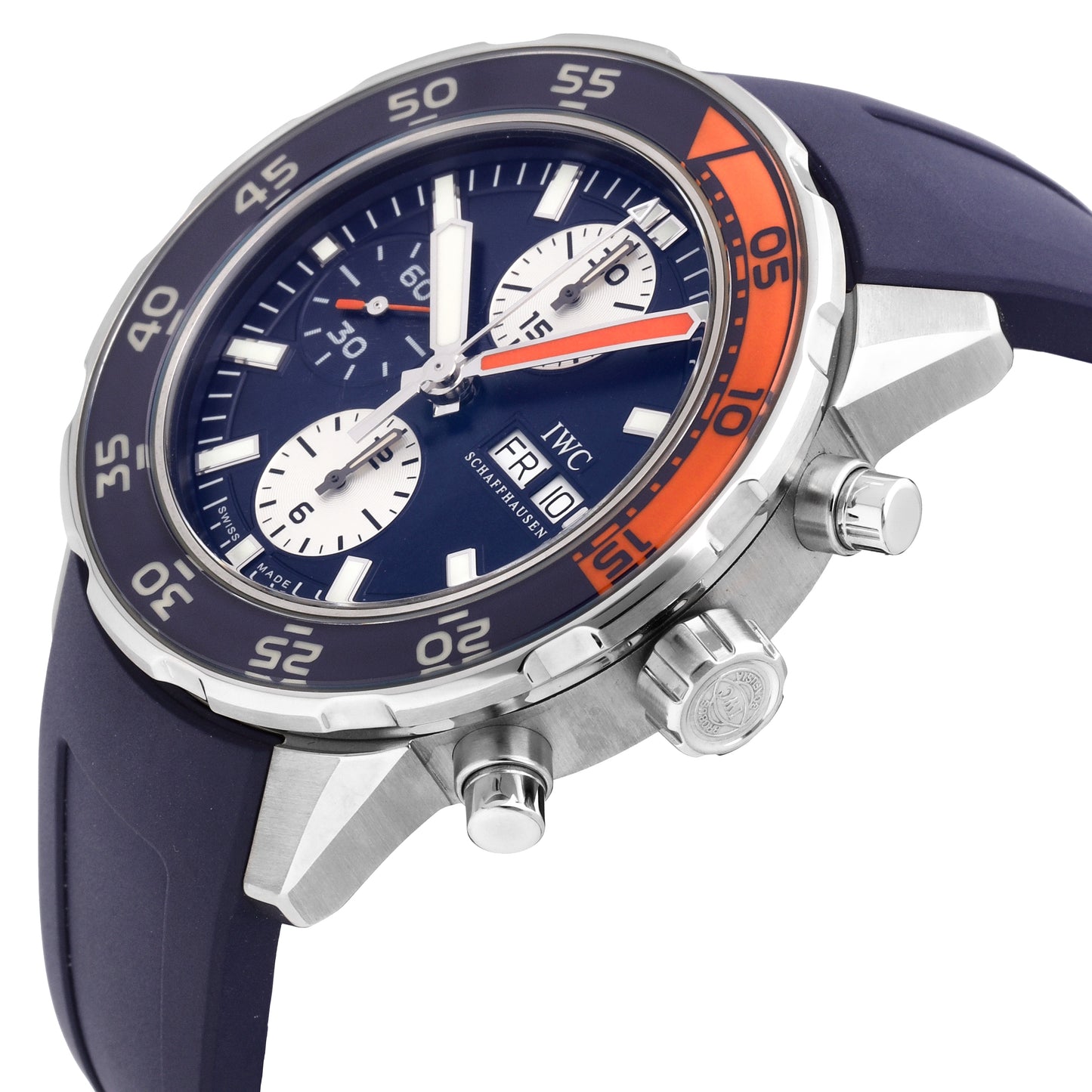 IWC Aquatimer Chronograph Blue Dial 44mm Automatic Men's Watch IW376704