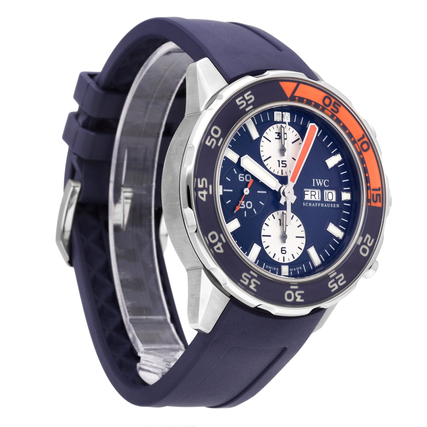 IWC Aquatimer Chronograph Blue Dial 44mm Automatic Men's Watch IW376704
