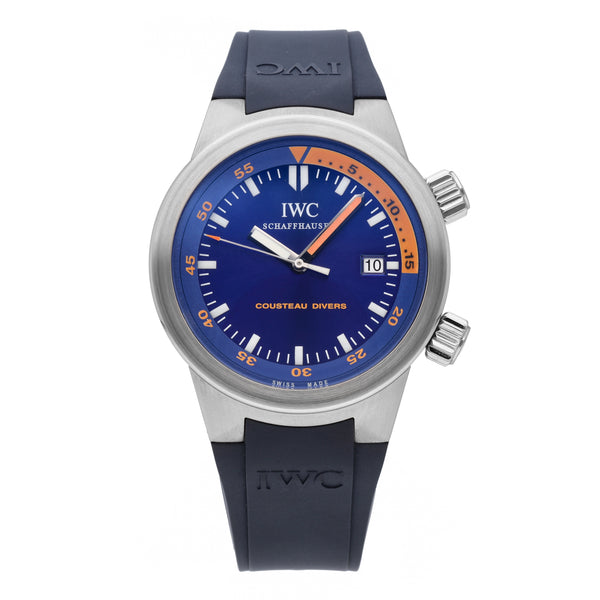 IWC Aquatimer Costeau Divers LE Blue Dial 42mm Automatic Men's Watch IW354806