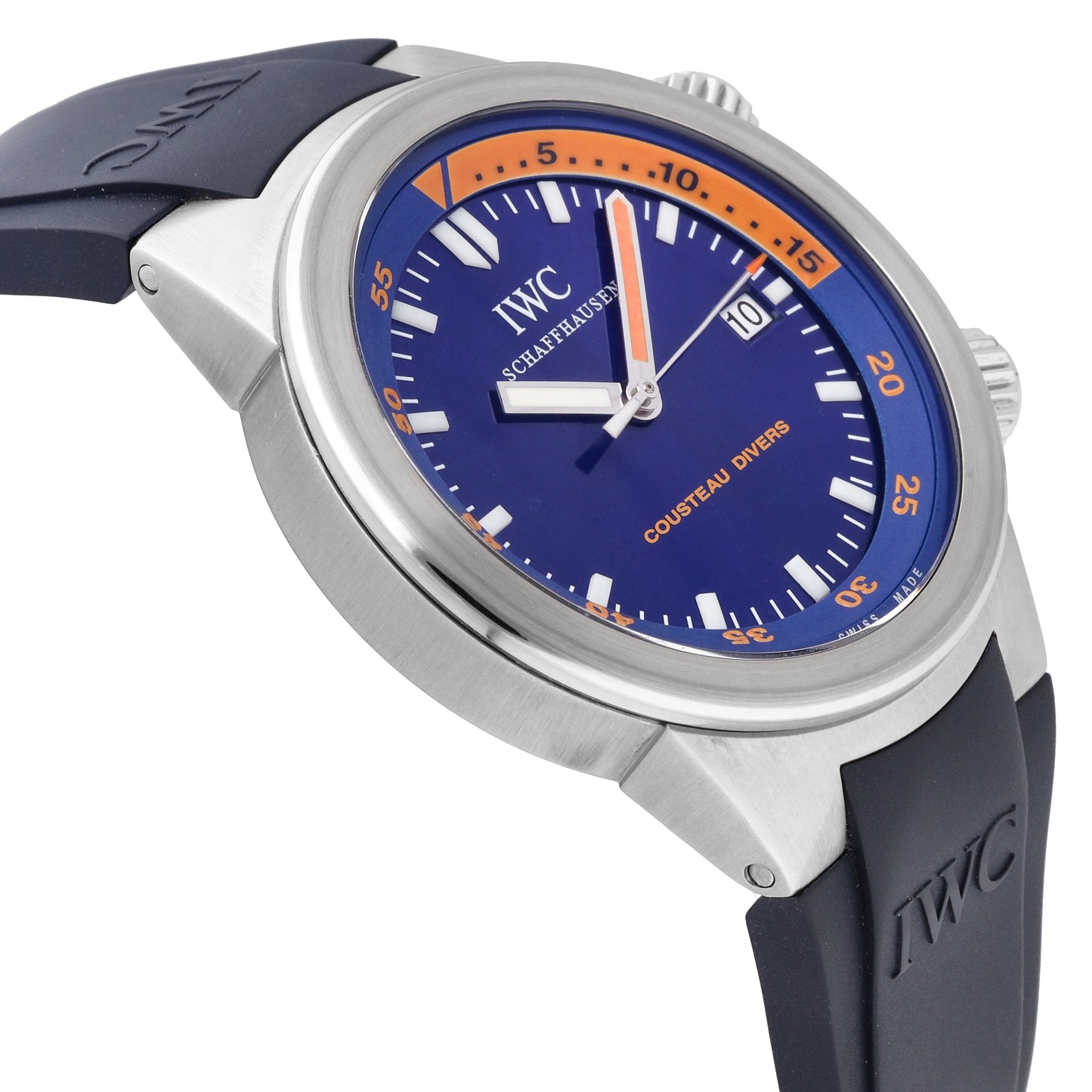 IWC Aquatimer Costeau Divers LE Blue Dial 42mm Automatic Men's Watch IW354806
