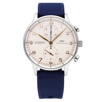 IWC Portuguese Chronograph Silver Dial 41mm Automatic Men's Watch IW371401