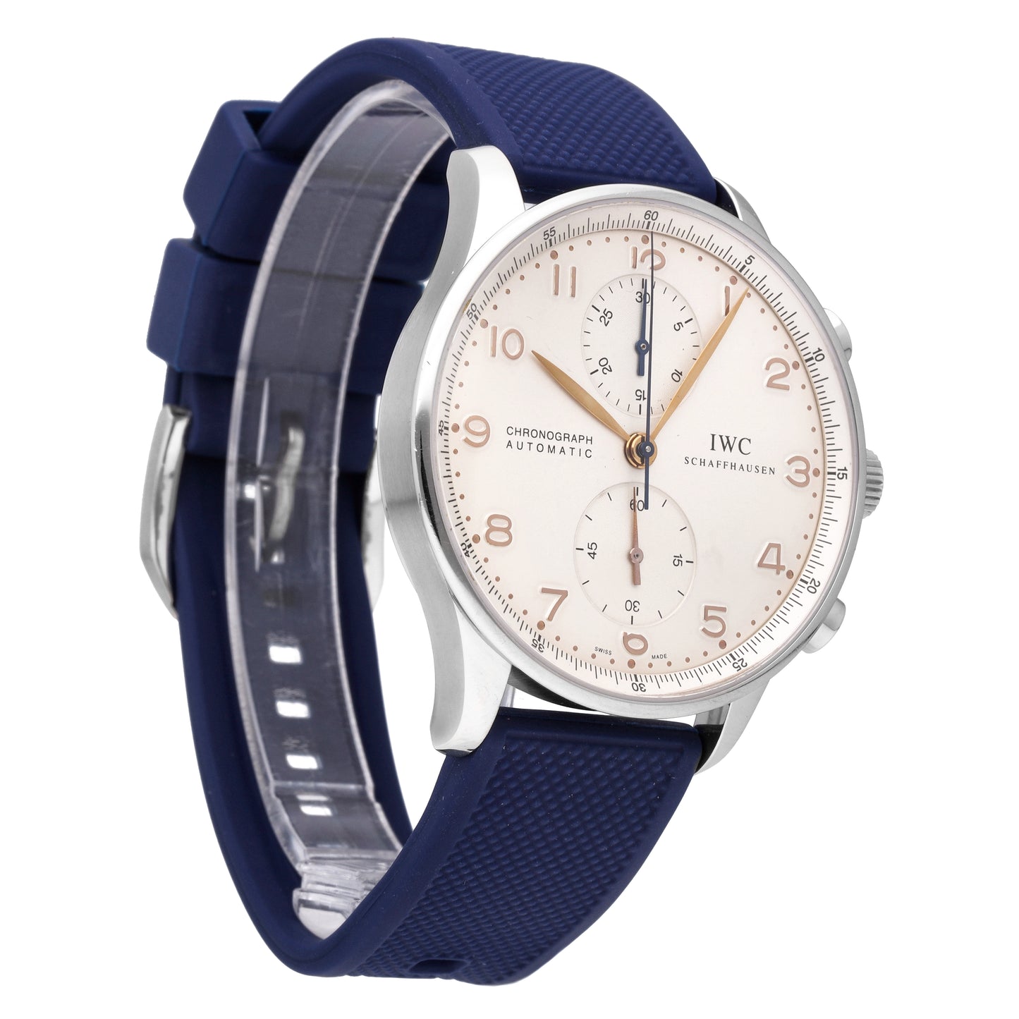 IWC Portuguese Chronograph Silver Dial 41mm Automatic Men's Watch IW371401