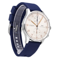 IWC Portuguese Chronograph Silver Dial 41mm Automatic Men's Watch IW371401