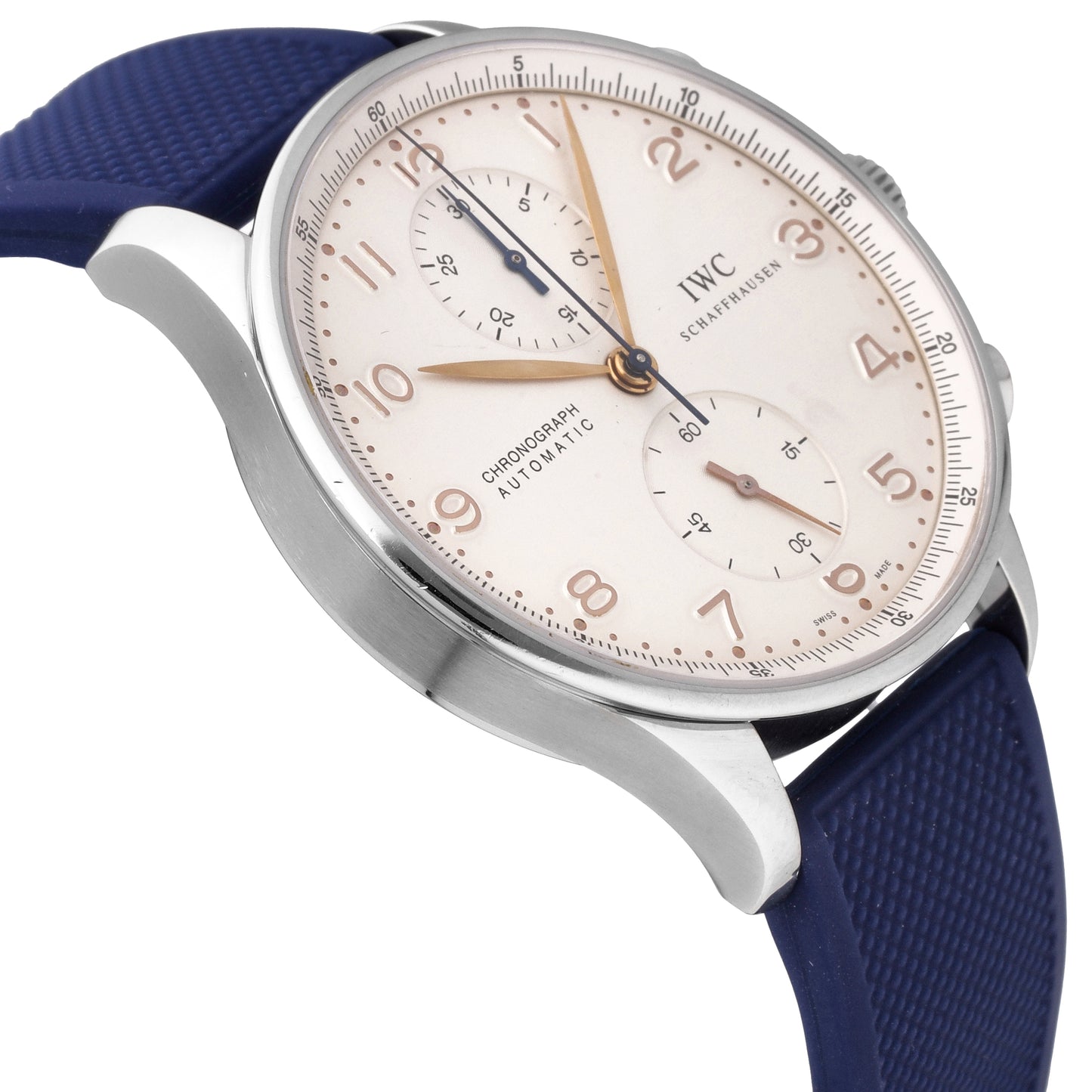 IWC Portuguese Chronograph Silver Dial 41mm Automatic Men's Watch IW371401