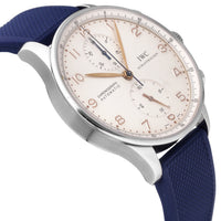 IWC Portuguese Chronograph Silver Dial 41mm Automatic Men's Watch IW371401