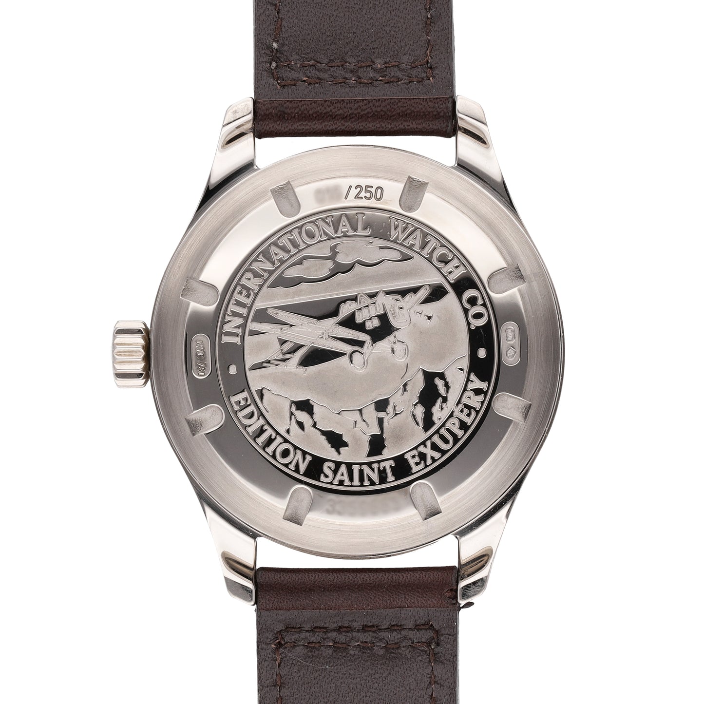 IWC Saint Exupery UTC Pilots 18k White Gold 44mm Automatic Men's Watch IW326102