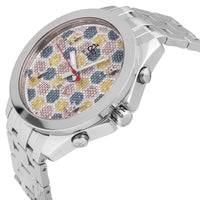 Jacob & Co 5 Time Zone Stainless Steel Diamond Dial 47mm Quartz Men's Watch JC61