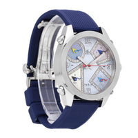 Jacob & Co. Five Time Zone Stainless Steel MOP Dial 40mm Quartz Watch