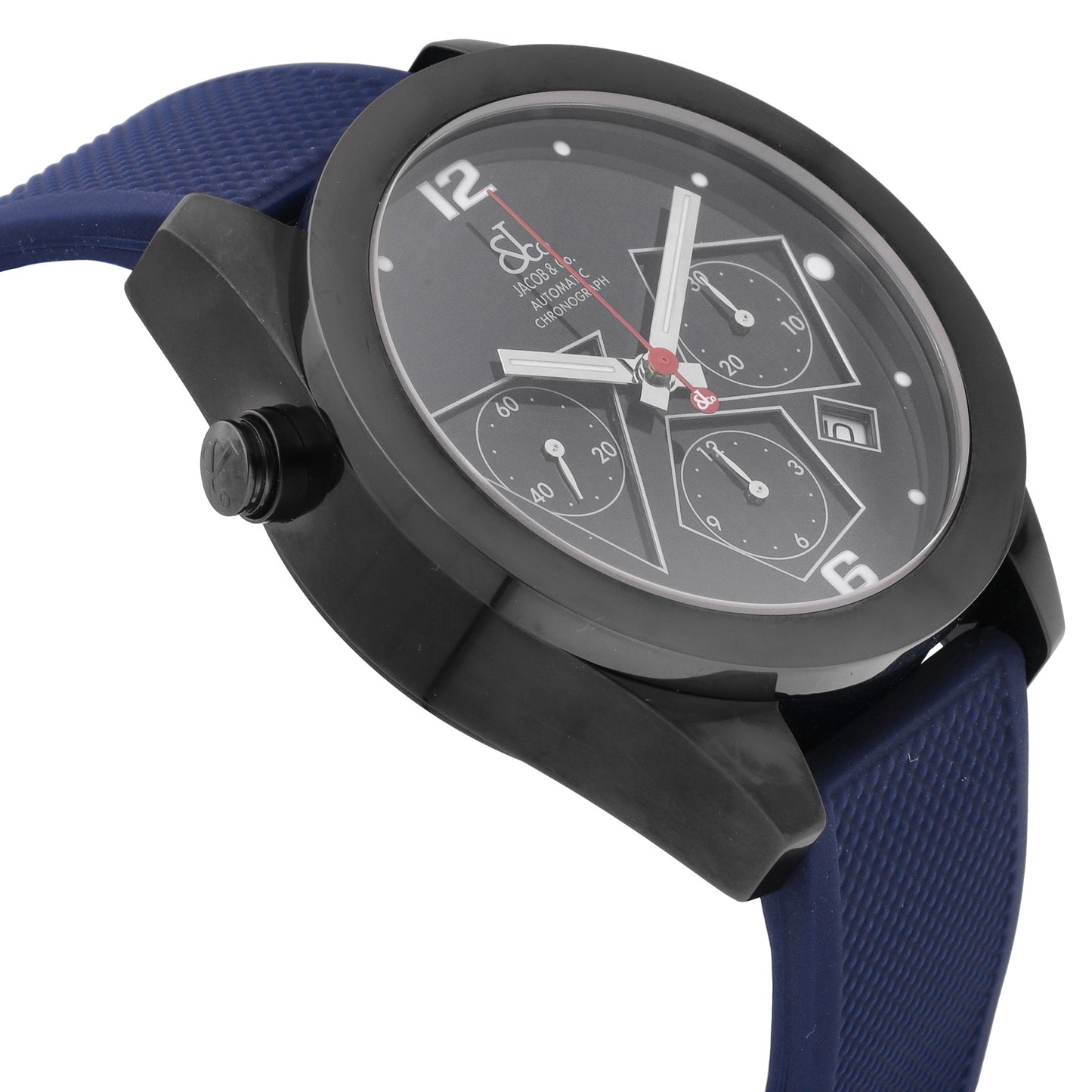 Jacob & Co. Chronograph Stainless Steel Black Dial 40mm Auto Men's Watch ACM.11