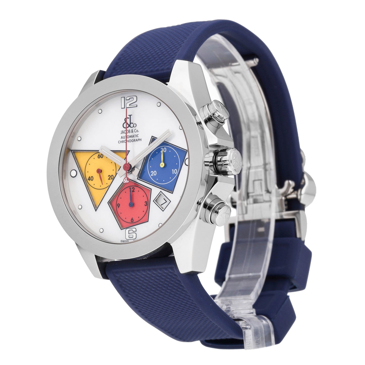 Jacob & Co. Chronograph Stainless Steel MOP Dial 40mm Auto Men's Watch ACM.11