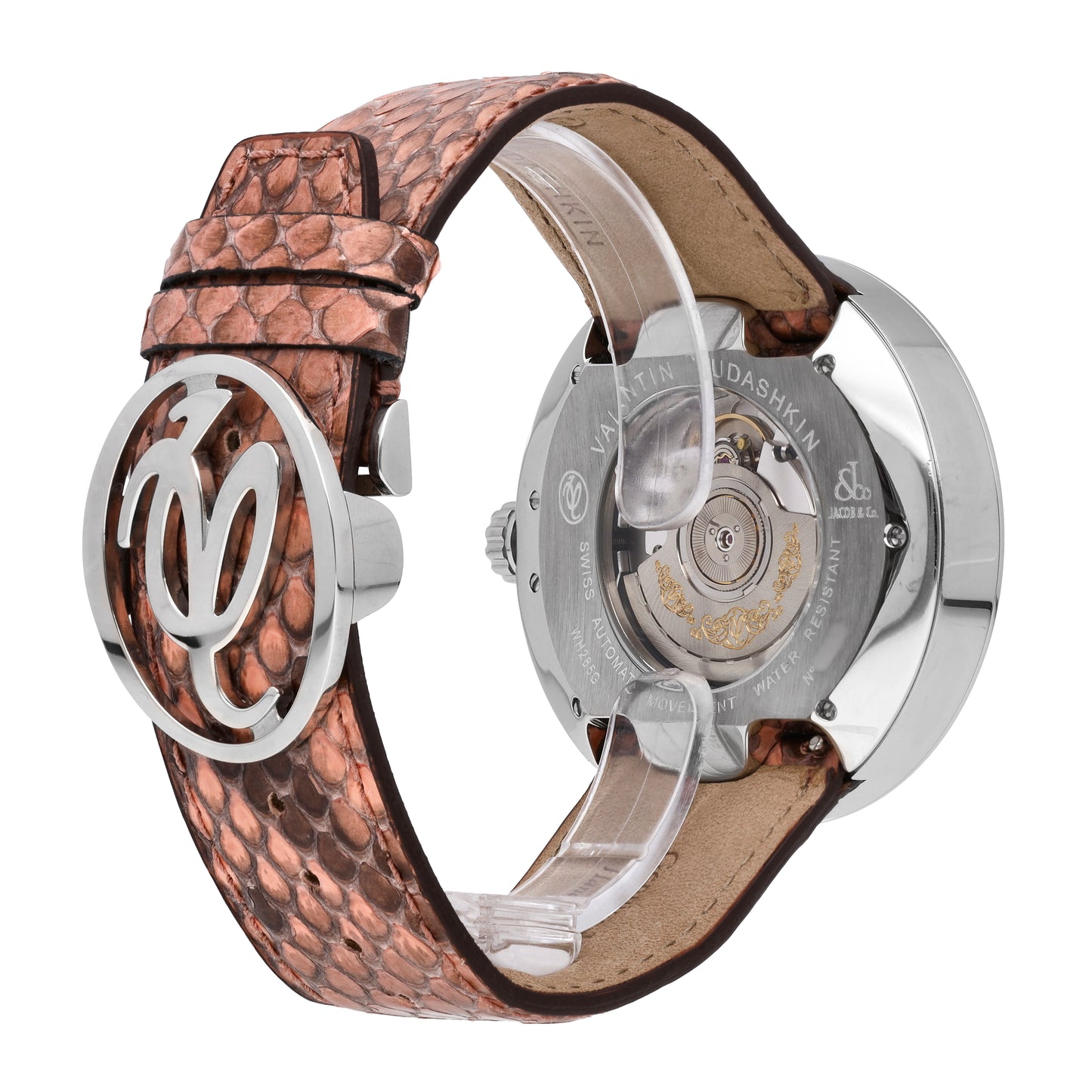 Jacob & Co. Valentin Yudashkin Diamond Python Dial Automatic Men's Watch WVY-019