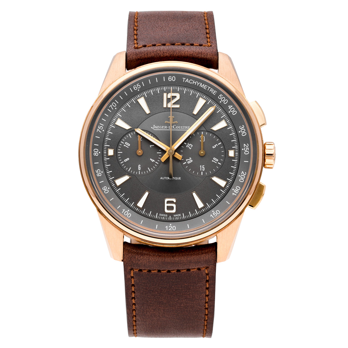 Jaeger-LeCoultre Polaris Chronograph 18k Rose Gold Automatic Mens Watch Q9022450