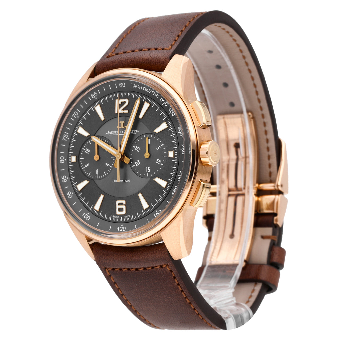 Jaeger-LeCoultre Polaris Chronograph 18k Rose Gold Automatic Mens Watch Q9022450