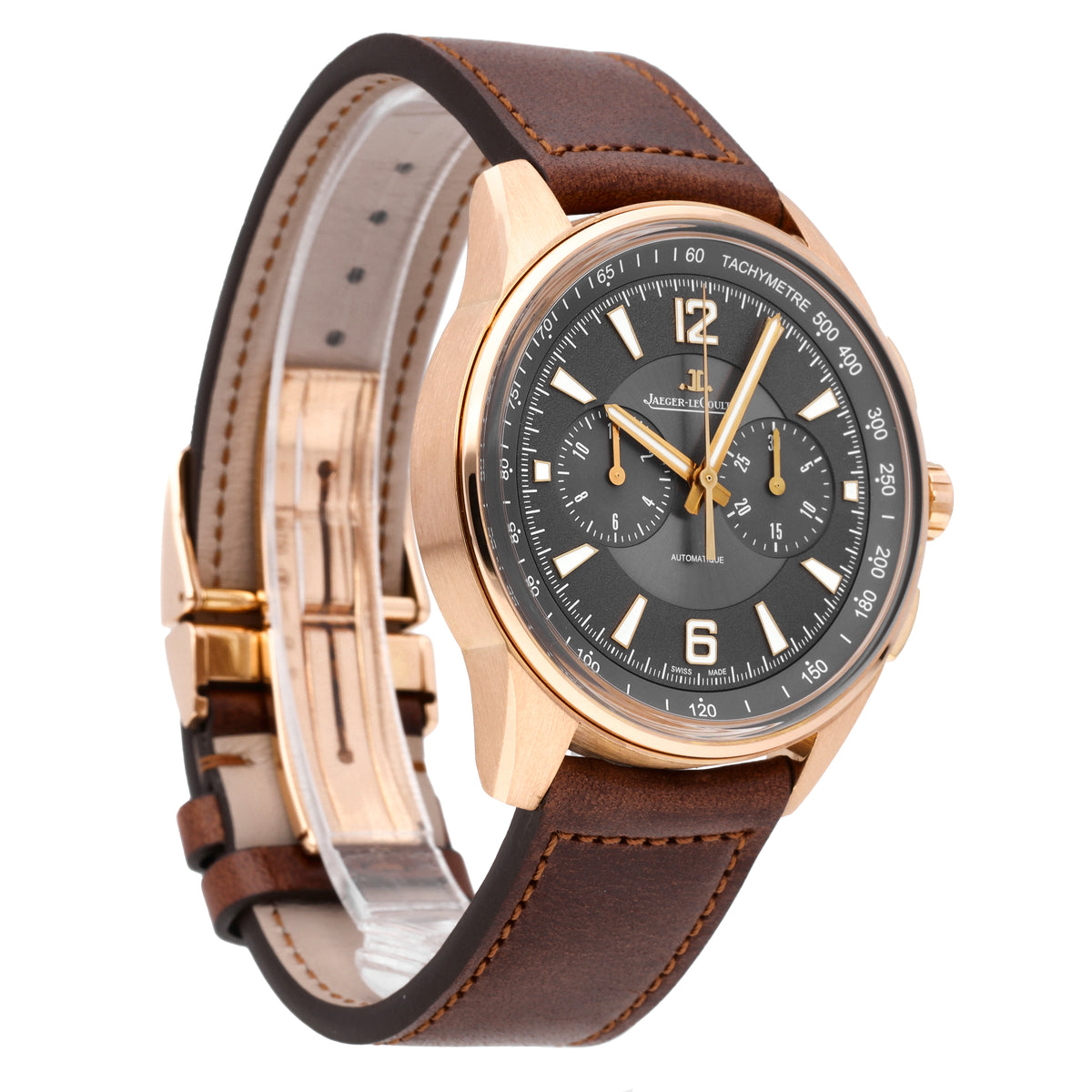 Jaeger-LeCoultre Polaris Chronograph 18k Rose Gold Automatic Mens Watch Q9022450