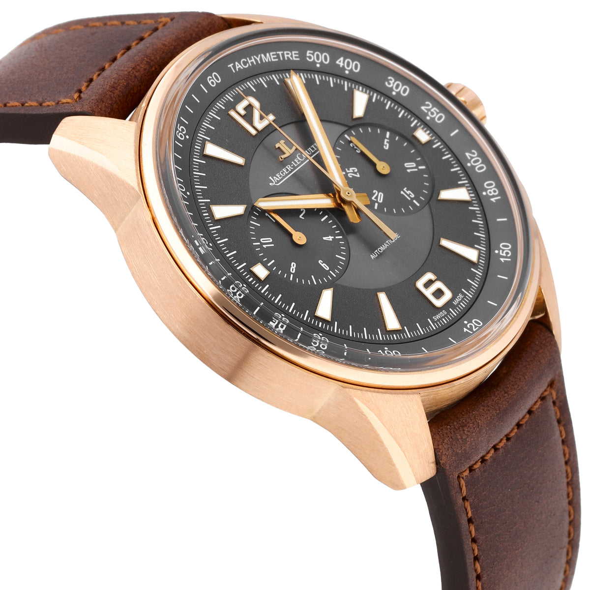 Jaeger-LeCoultre Polaris Chronograph 18k Rose Gold Automatic Mens Watch Q9022450