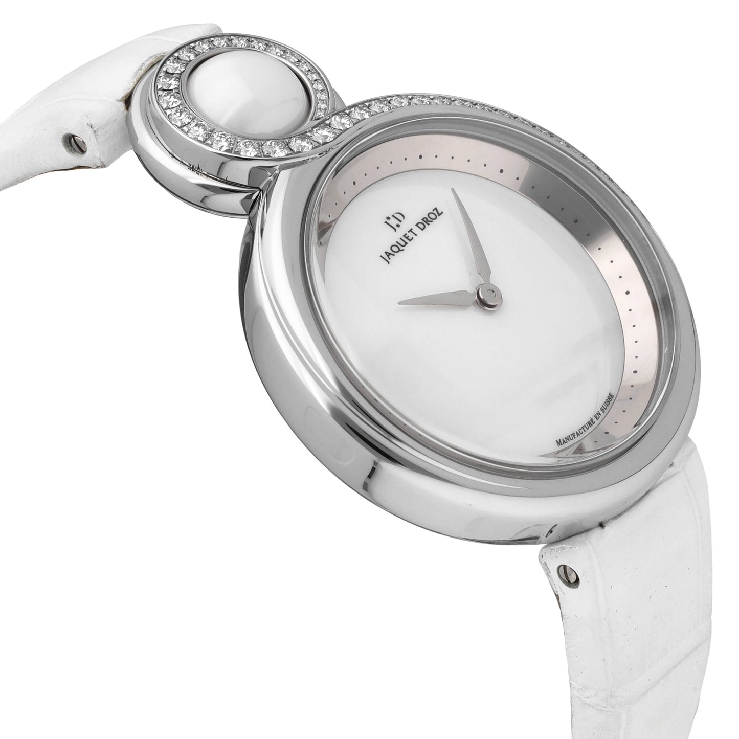 Jaquet Droz Lady 8 White Ceramic Dial 35mm Automatic Ladies Watch J014500241