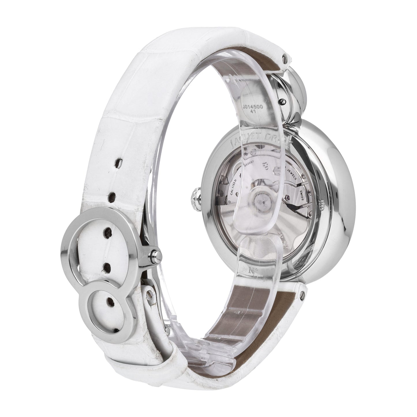 Jaquet Droz Lady 8 White Ceramic Dial 35mm Automatic Ladies Watch J014500241