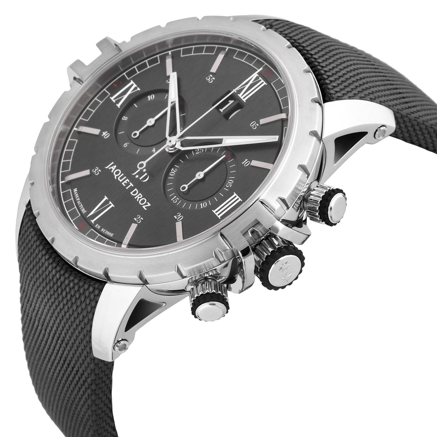 Jaquet Droz SW Chronograph Grey Dial 45mm Automatic Men's Watch J029530541