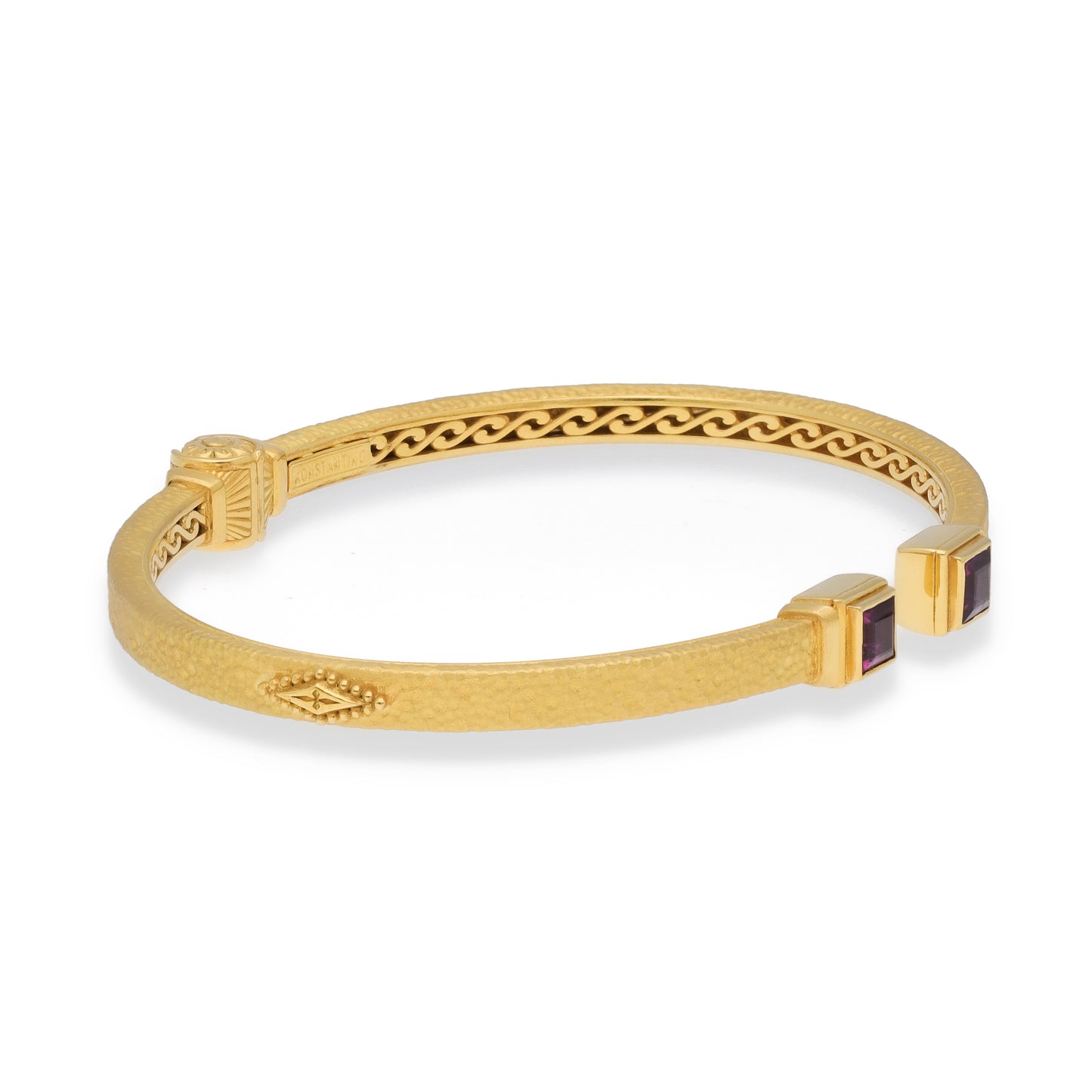 Konstantino Callas 18k Gold Pink Rhodalite Bracelet