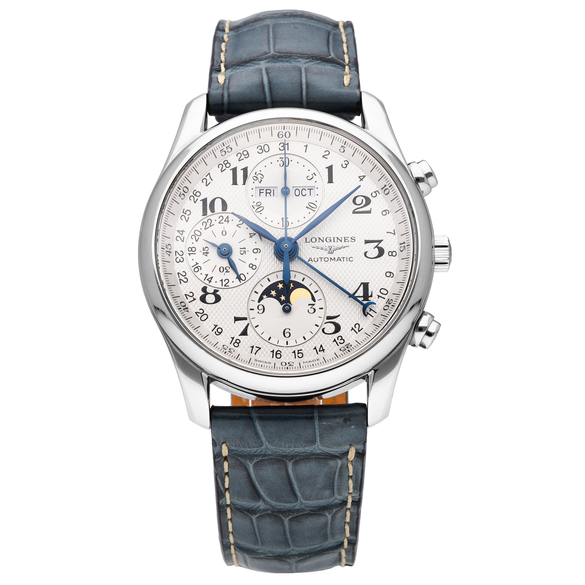 Longines Master Complications Silver Dial 40mm Auto Men's Watch L2.673.4.78.3