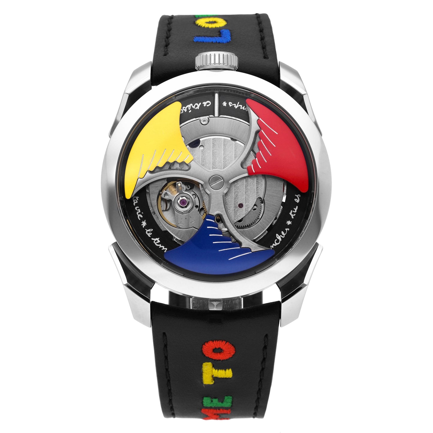 M.A.D. Editions 1 Time To Love 42mm Automatic Men's Watch M.A.D.1 TIME TO LOVE