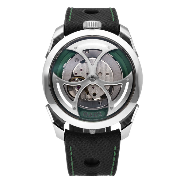 MB&F Editions 1 Green Stainless Steel 42mm Automatic Men's Watch M.A.D 1 GREEN