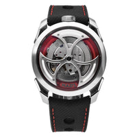 MB&F Editions 1 Stainless Steel 42mm Automatic Men's Watch M.A.D 1 RED
