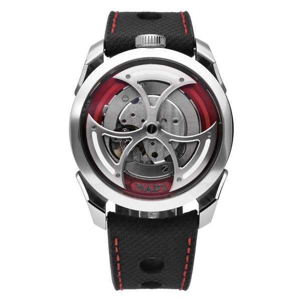 MB&F Editions 1 Stainless Steel 42mm Automatic Men's Watch M.A.D 1 RED