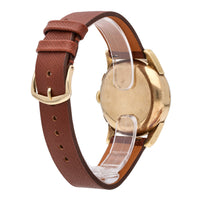 Mathey-Tissot Vintage Chronograph 14k Gold Triple Register Manual Wind Men Watch