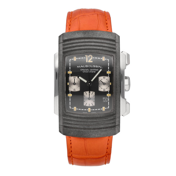 Mauboussin Fouga Limited Edition Chrono Yttrium & Platinum Automatic Men's Watch