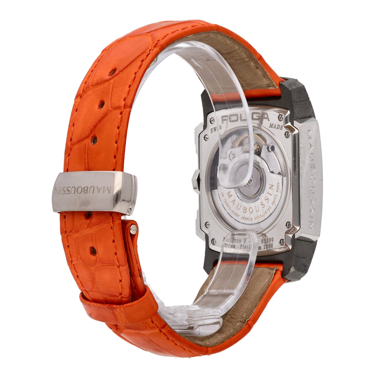 Mauboussin Fouga Limited Edition Chrono Yttrium & Platinum Automatic Men's Watch