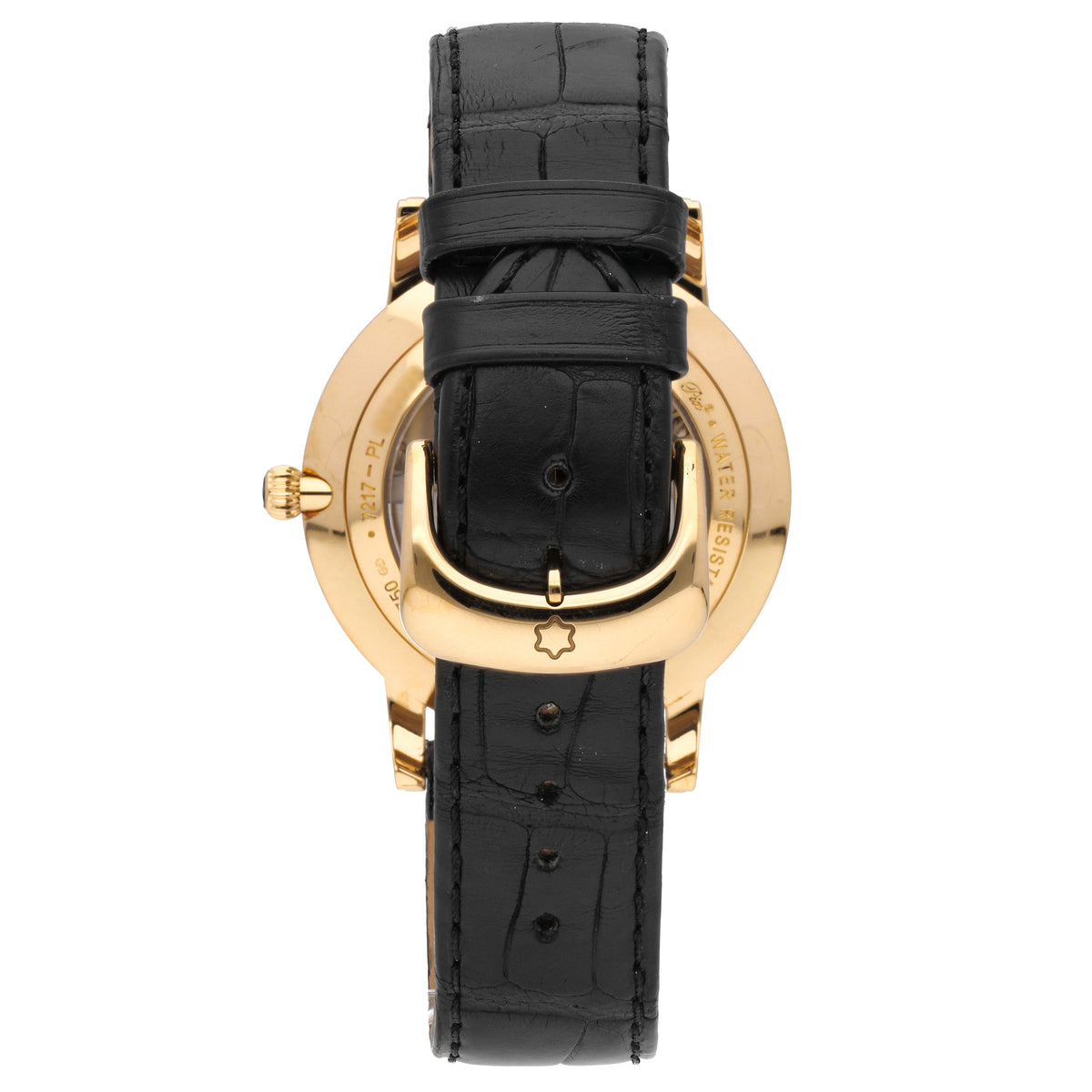 Montblanc Star 18k Yellow Gold Silver Dial 39mm Automatic Men's Watch 107116